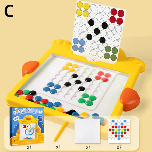 Magnetic Steel Ball Kids Drawing Board Writing Board Big Chess Children Creative Toy Baby Early Education Drawing And Creation