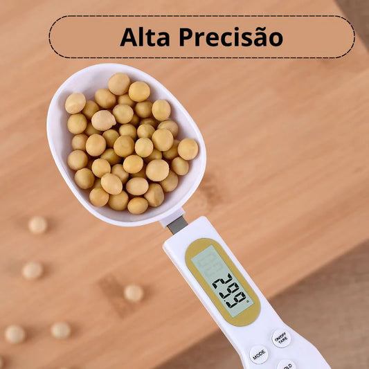 Colher Medidora com Balança Digital de Precisão- Max Precision